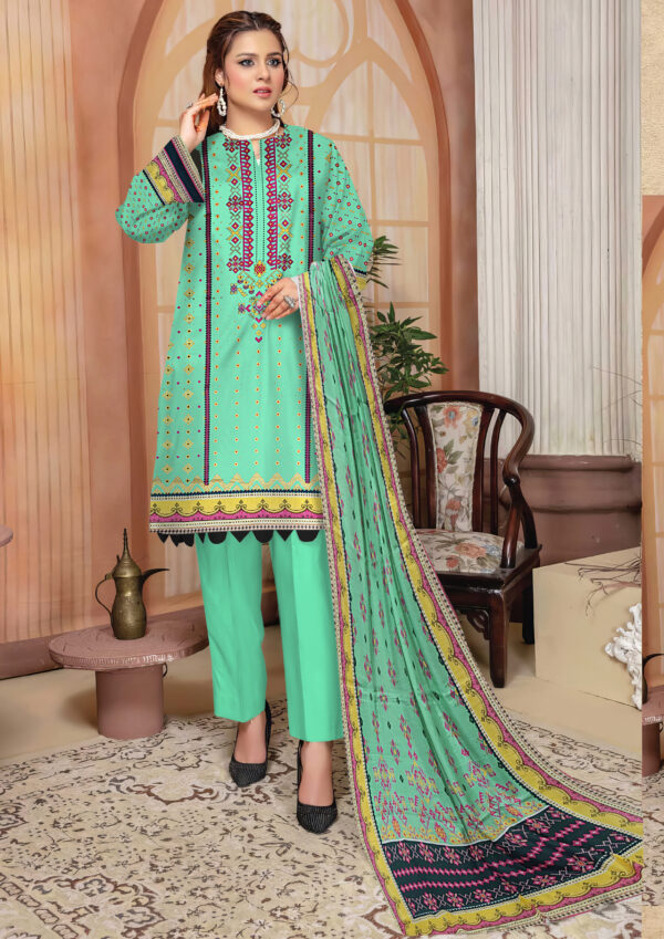 Anabiya Noor Lawn collection with Vail Dupata 91